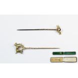 Victorian 15ct Gold Stick Pin with Seed Pearl.