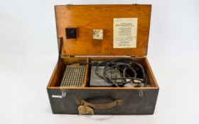 Military Interest, a military projector in original fitted case.