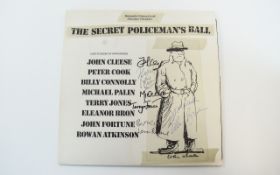 Secret Policemans Ball LP signed by 6 stars Cleese, Palin, Connolly, Jones, Bron +1.