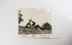 Burt Lancaster, autograph on photograph.