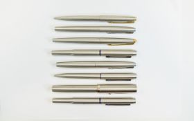 A Collection of Modern Parker Pens and 1 Sheaffer Ballpoint Pen ( 8 ) In Total.