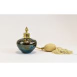 Royal Brierley Studio Lustre Glass Perfume Bottle, green,