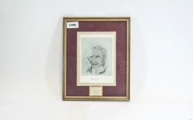 Horse Racing Interest, Framed Picture Of Lester Piggot,