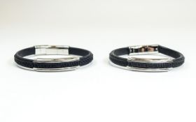 Two Designer Emporio Armani Bangles.