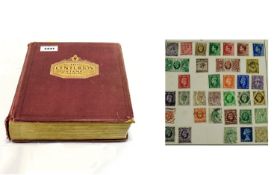 Wonderful old large Centurion stamp album filled with stamps from around the world.