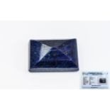 Natural Blue Sapphire Octagonal Mixed Cut. 356 cts In Weight. Refractive Index 1.