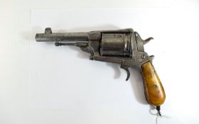 Vero Montenegro Revolver Marked For Leopold Gasser, Double Action, Bone Grip,