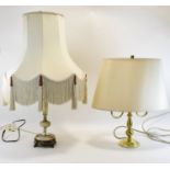 Modern Table Lamps ( 2 ) One with Expens