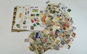 Huge tub of stamps from around the world