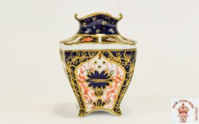 Royal Crown Derby Hand Painted Small Vas