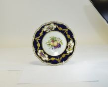 Aynsley Hand Painted Cabinet Plate ' Fal