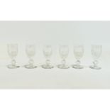 Waterford - Signed Cut Crystal Set of Si