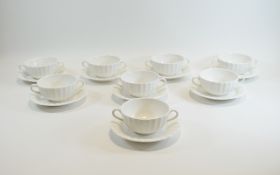 Royal Worcester China comprising 8 white