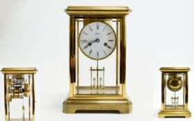 Angelus Clock Co Lacquered Brass Cased M