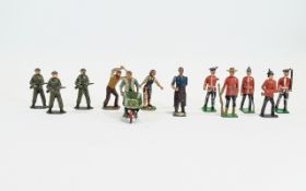 Lead Soldiers/Figures Small collection of lead soldiers, 3 bags, comprising approx 13 figures in