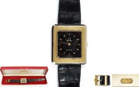 Omega De Ville Wrist Watch with attached original leather strap,