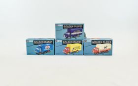 Corgi Diecast Collection Of 4 Limited Edition Models "Golden Oldies" Comprising 19301 Bedford S