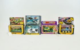 Vintage Boxed Toy Cars Four items in total to include Corgi James Bond 'The Spy Who Loved Me' Lotus