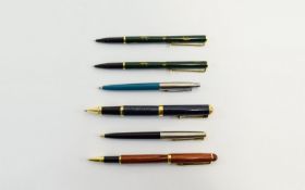 A Fine Collection of Vintage Ballpoint Pens ( 6 ) In Total. Includes a Parker Ballpoint Pens ( 2 )