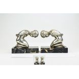 Pair of Art Deco Figural Bookends