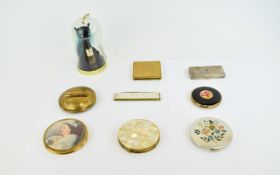 Collection Of Vintage Compacts.