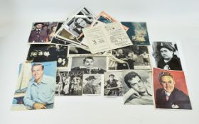 Film and TV Autographs, Super collection (42) including Dean Martin, Danny Kaye,