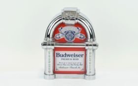 Budweiser Advertising Interest Chrome Display Heavy chrome with in arched form with eagle logo to