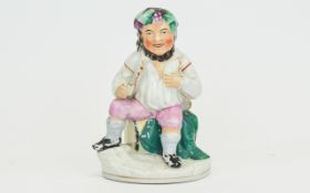 Staffordshire Figure of a Sailor Drinkin