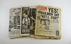 Collection of Newspapers, Including Dail