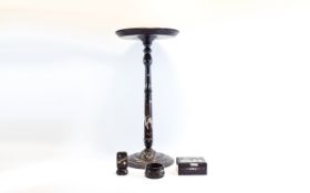 Small Oriental Wine Table With Mother Of