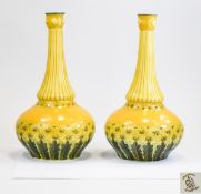 George Jones Crescent Ware Pair of 'Pomp