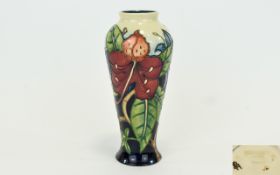 Moorcroft Modern Tubelined Vase. 'Tiger