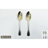 William IV Fine Pair of Silver Berry / F