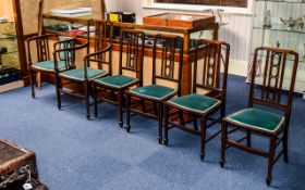 Bedroom Chairs Six in total, dark wood w