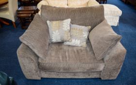 Large Plush Armchair Oversized armchair