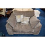 Large Plush Armchair Oversized armchair