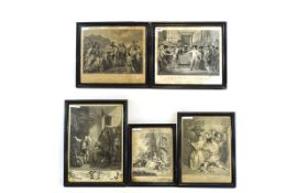 Collection Of Four Framed Engravings To