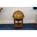 Globe Drinks Cabinet Large ornate globe