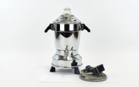 Chromed Electric Tea/Coffee Urn Elegant