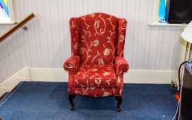 Bedroom Chair Wing back contemporary pl