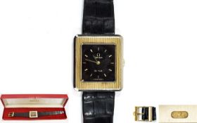 Omega De Ville Wrist Watch with attached original leather strap,