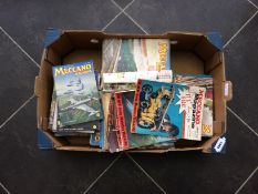 Box Of Assorted Meccano Manuals Pre And Post War