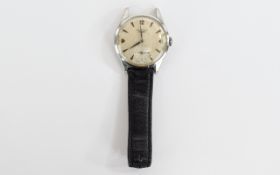 Longines Gents Steel Cased Mechanical Watch From The 1940's / 1950's.