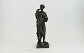 Ron Sauvage 'Diane de Gabies' 19thC 'Grand Tour' Bronze Sculpture, French quality bronze,