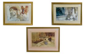 RusselL Flint Prints Collection of Russell Flint prints each framed and mounted, the first,