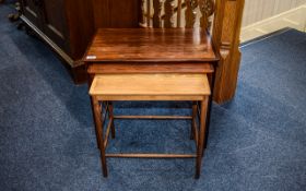 Danish Design Nest Of 3 Tables By Kaj Winding For Poul Jeppesen Rosewood Nesting Tables Of Plain