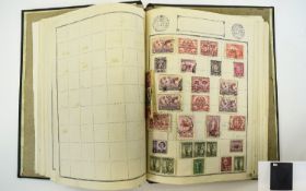 Extremely well filled loose leaf stamp album with contents from around the world.