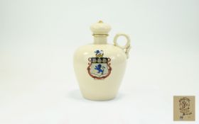 James Macintyre Rare - Late 19th Century Cream Colour way Flagon with Crest of Arms of Middles