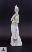 Lladro Tall Figurine ' My Dog ' Model No 4893. Issued 1974 - 2000. Height 14.