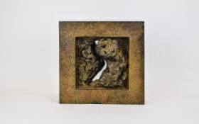 Anita Weil Benador Limited Edition Modernist Bronze Sculpture Of Square Form Dated 1990,